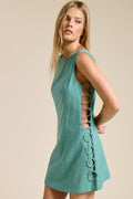 Cut Out Mini Dress With O-ring Detail