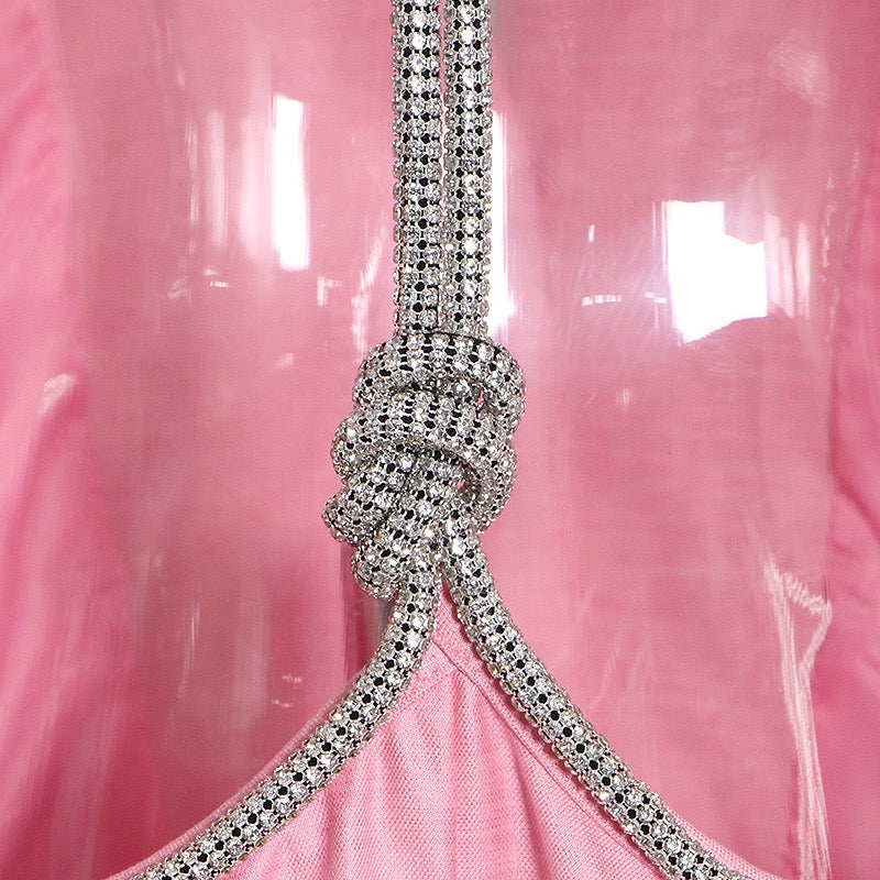 Versatile & Sexy Backless Diamond Suit Jacket
