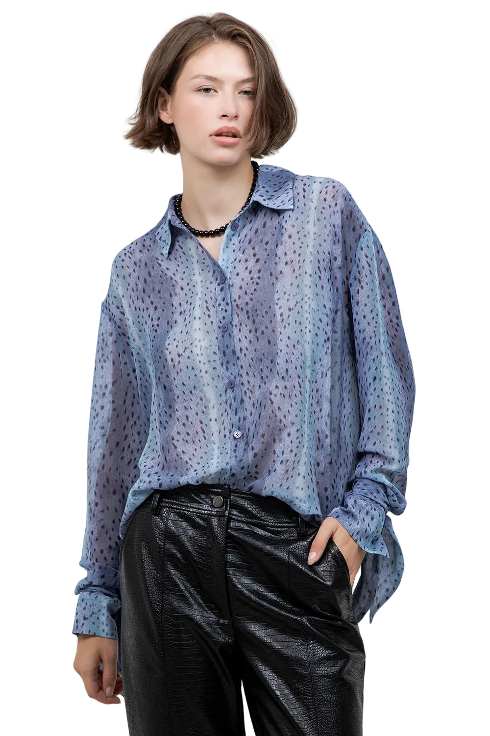 Bambi Blue Blouse