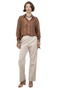 Bambi Brown Blouse