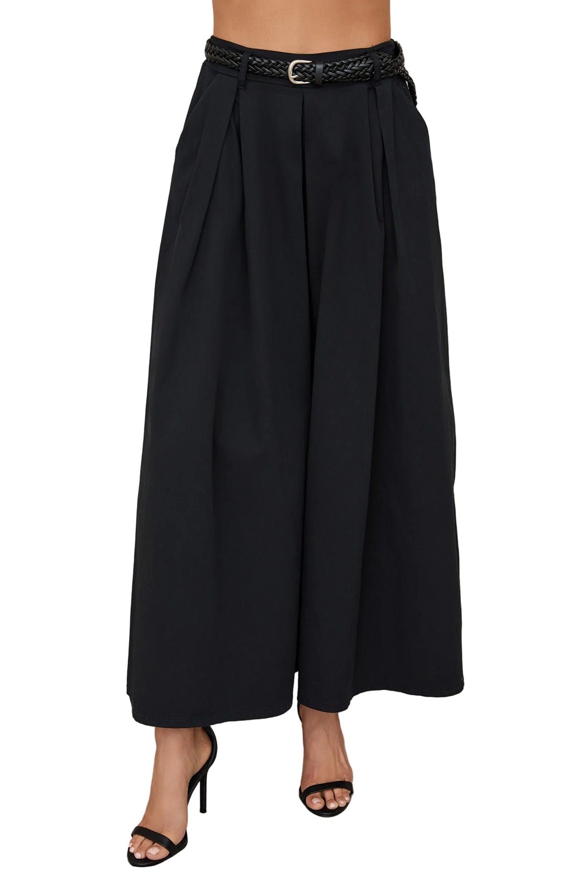 Plazzo Pant With Twist Belt